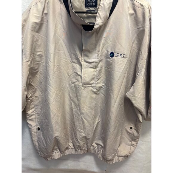 Ahead Authentics XXL Beige Pullover Windbreaker Jacket Polyester - Picture 10 of 11